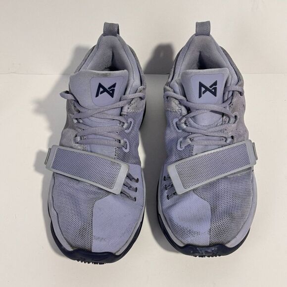 NIKE PG "PAUL‎ GEORGE" SIZE 6.5 YOUTH SAME AS WOMAN SIZE 8.0 GLACIER grey blue - Picture 1 of 6